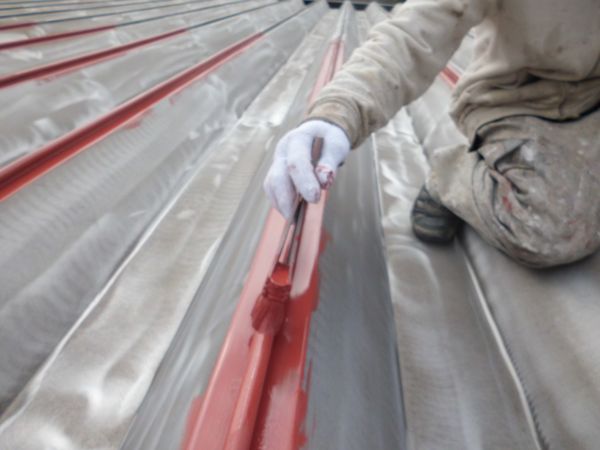 美濃市某企業　屋根塗装工事