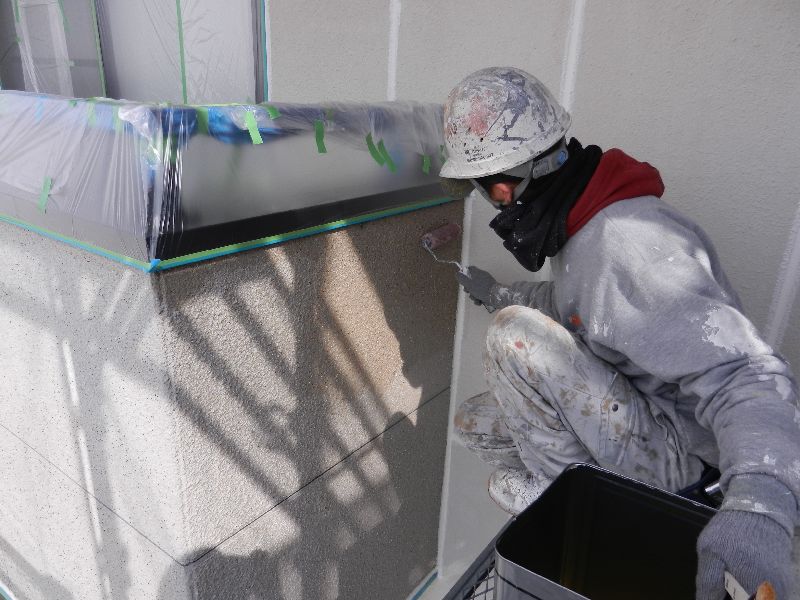岐阜県関市　某アパート　外壁塗装及び防水工事