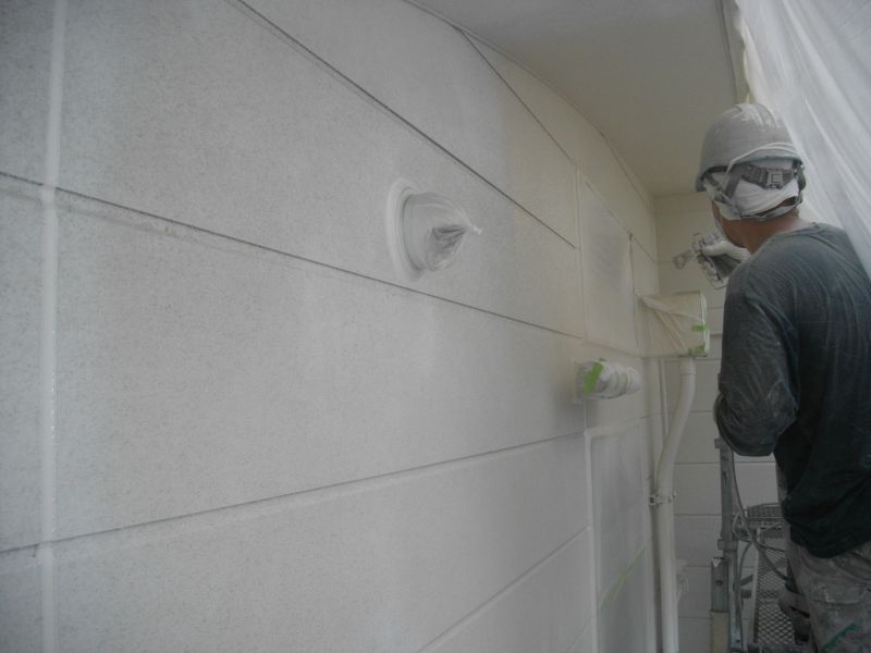 関市内某大学　外部塗装工事