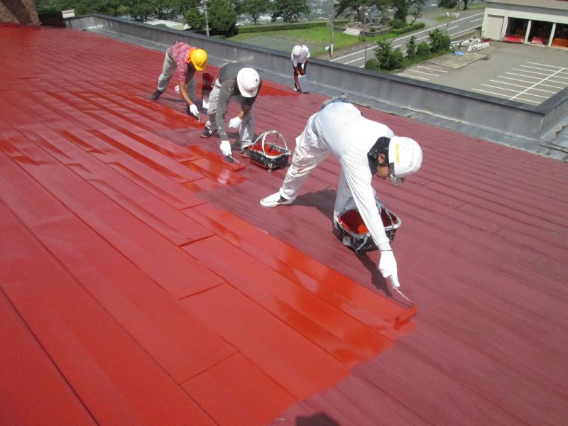 岐阜県某庁舎屋根塗装補修工事