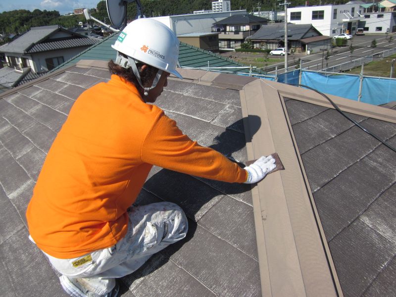 美濃加茂市某アパート　屋根壁塗装工事
