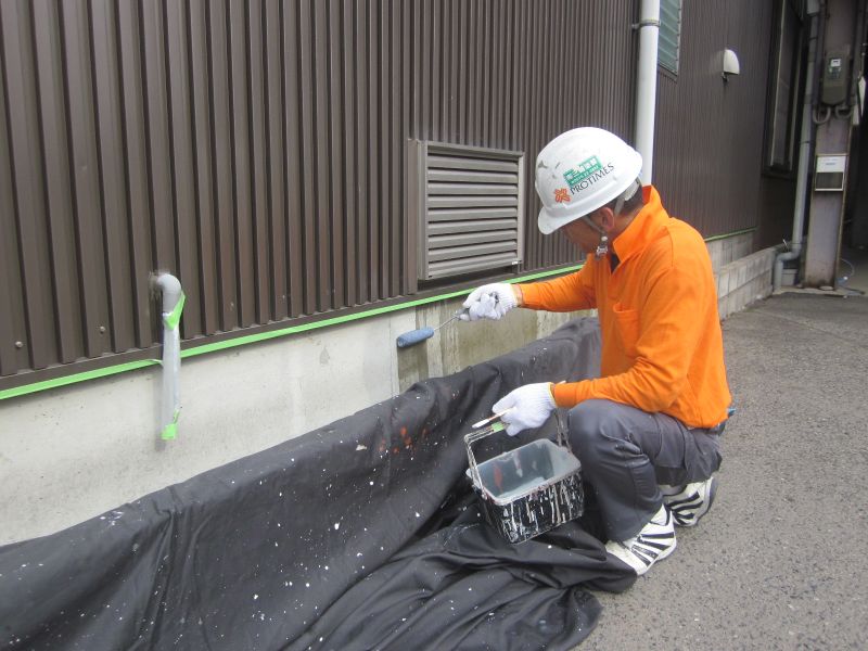 関市緑町某工場　外壁塗装工事