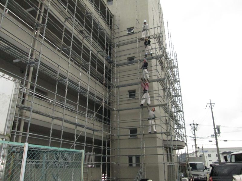 関市アパート外壁改修工事