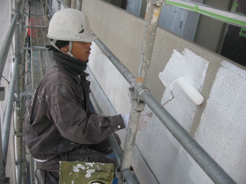 関市アパート外壁改修工事
