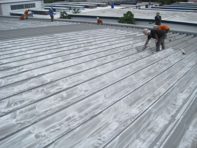 関市内某企業工場　屋根遮熱塗装工事