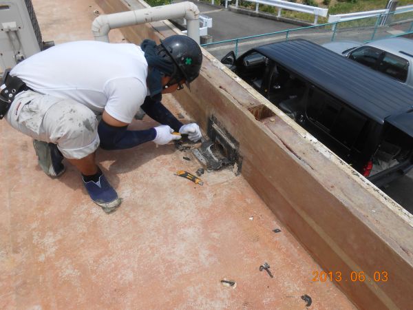 某企業屋根防水及び塗装工事