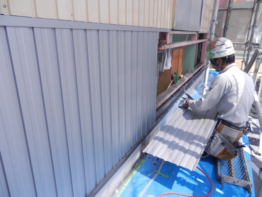 関市某整備工場　屋根・外壁塗装工事