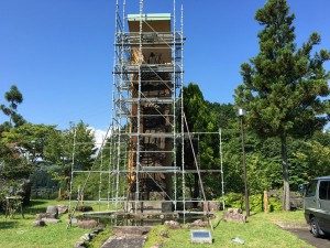 岐阜県郡上市　円空（キシラデコール）　トタン（クリーンマイルドウレタン）塗装