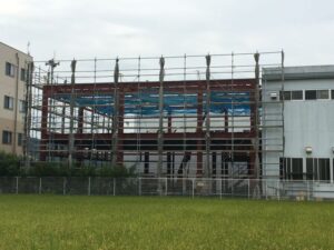 岐阜県関市工場増築工事