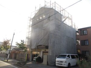 愛知県一宮市　住宅外壁塗装+防水工事