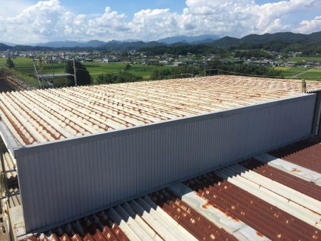 岐阜県美濃加茂市工場屋根塗装工事