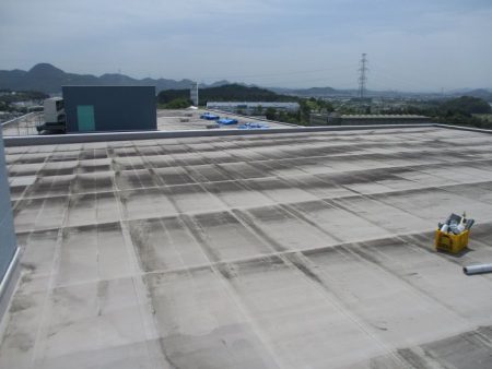 岐阜県美濃市　工場建屋屋上防水工事