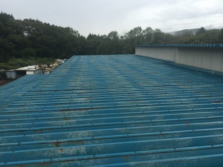 恵那市岩村　工場屋根塗装工事