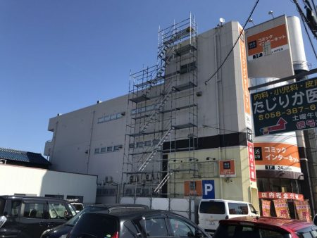 岐阜県岐阜市内　商業施設雨漏り修繕工事