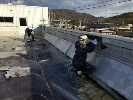 岐阜県各務原市　屋上防水工事