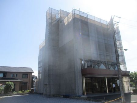 岐阜県岐阜市　企業様外壁塗装工事