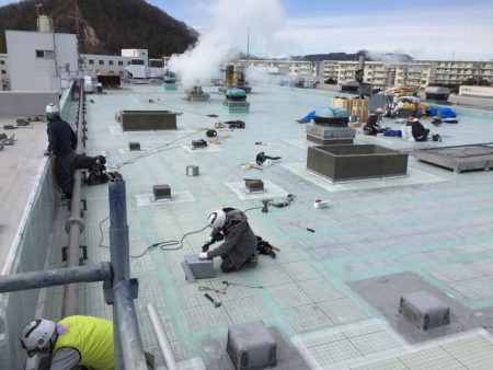 岐阜県各務原市　屋上防水工事