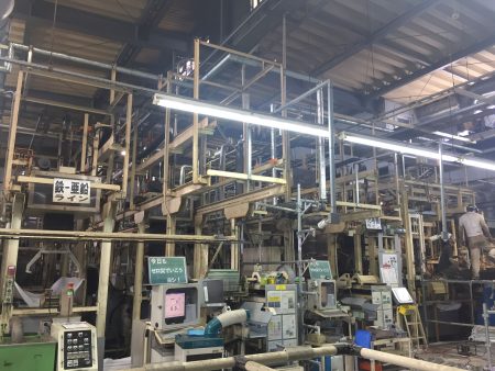 関市工場機械ライン塗装工事