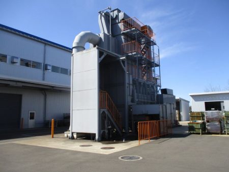 岐阜県美濃市　企業様　集塵機塗装工事