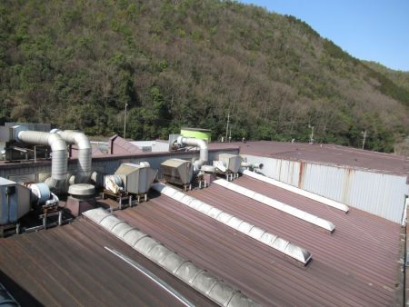 岐阜県可児市　工場様　屋根塗装工事