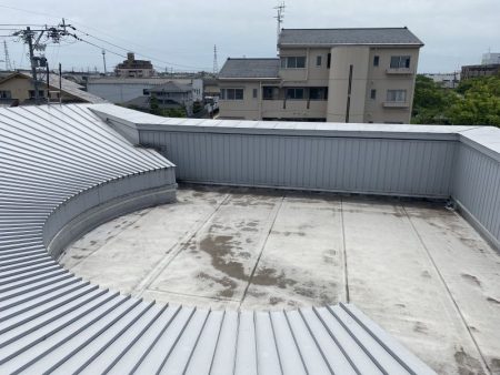 岐阜県岐阜市　店舗様屋上、庇防水工事