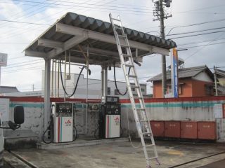 関市緑町　某燃料倉庫塗装工事