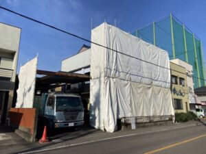 関市　A様邸新築工事　解体工事２