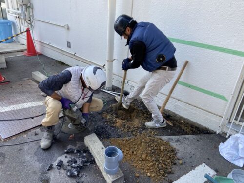 関市　幼稚園手洗い増設工事