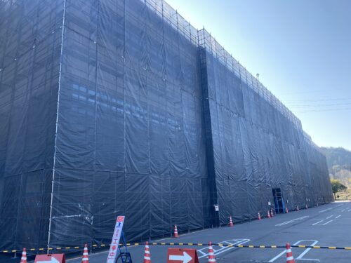 岐阜県関市　商業施設　外壁塗装工事