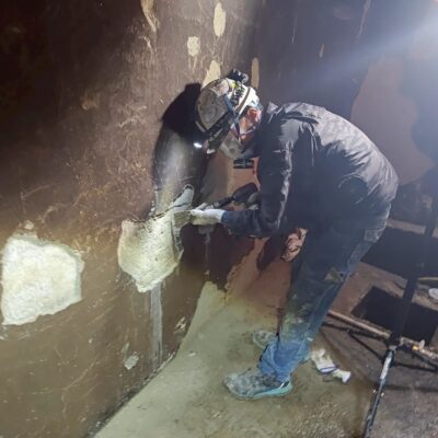 岐阜県企業様　工場内地下ピット防水工事