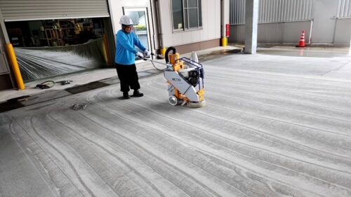 工場通路塗床改修工事