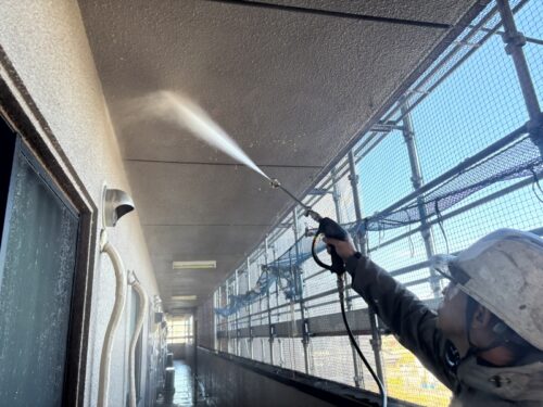 岐阜県関市　マンション大規模修繕工事　vol.5 洗浄