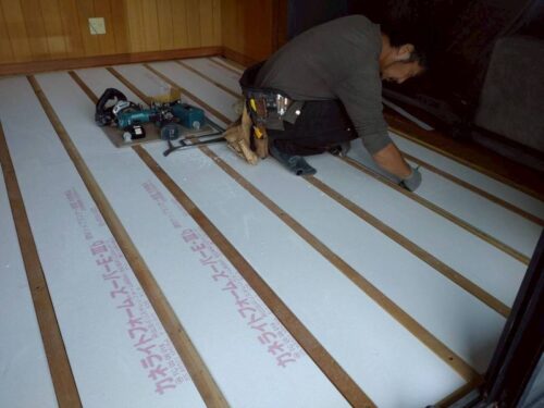 関市　外構工事　犬走コンクリートやり替え