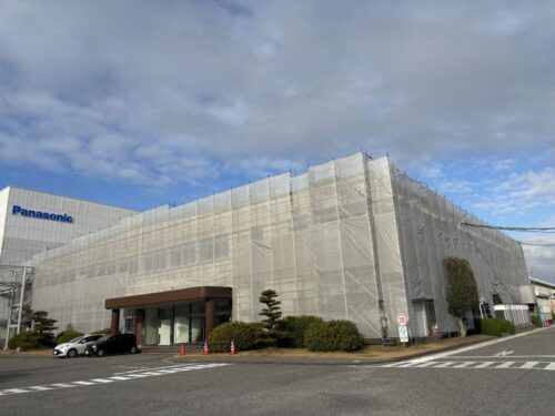 愛知県幸田町　企業様外壁塗装・ガラス入れ替え工事