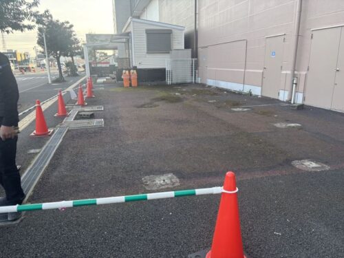 岐阜県岐阜市　商業施設　建物内雨水侵入修繕工事