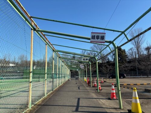 テント鉄部塗装工事