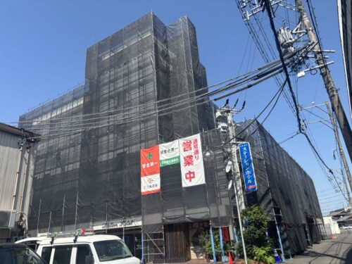 岐阜県美濃加茂市　ホテル塗装工事