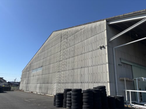 一宮市工場倉庫外壁改修工事