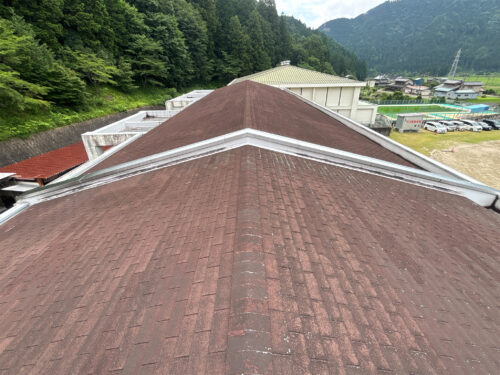 関市洞戸小学校　屋根改修工事 vol.1 仮設工事
