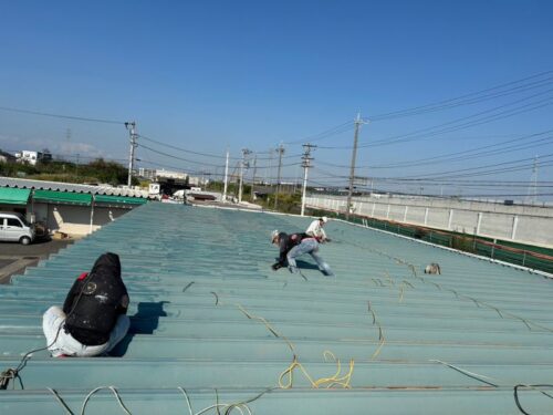 愛知県一宮市　屋根塗装工事